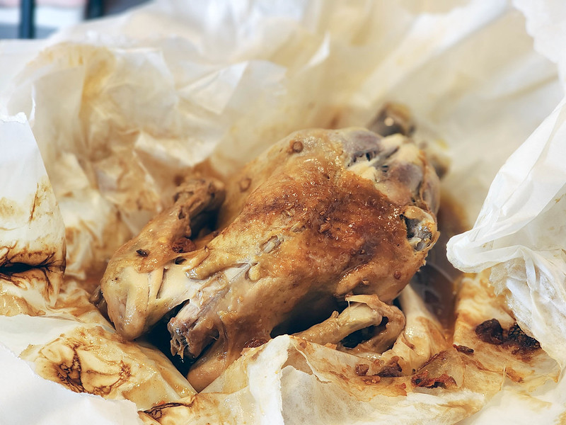 paper-wrapped chicken from teck sing